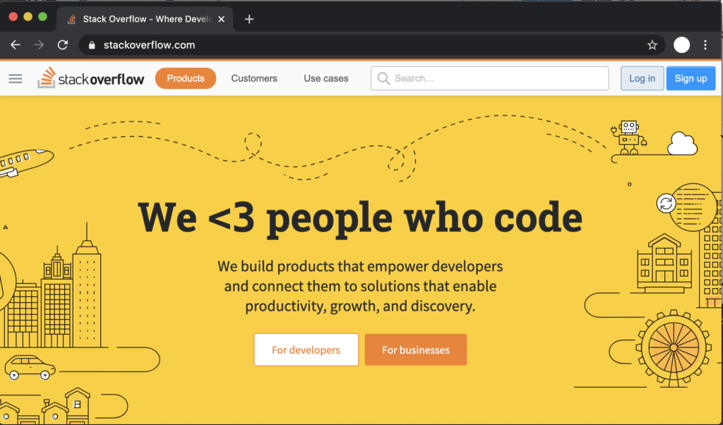 Stackoverflow homepage - nobody has seen it